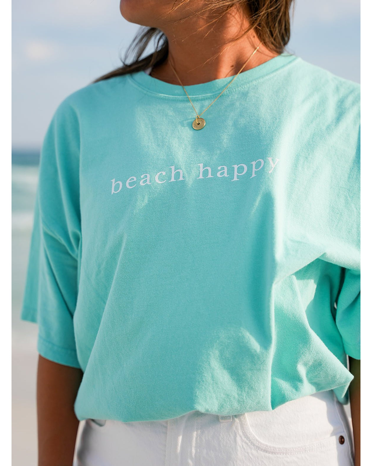 30A Beach Happy Minimalistic T - Shirt - 30A Gear - men tee