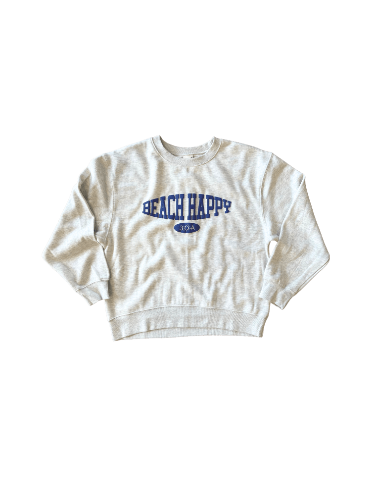 30A Beach Happy Sport ChickaD Old School Sweatshirt - 30A Gear - women fleece