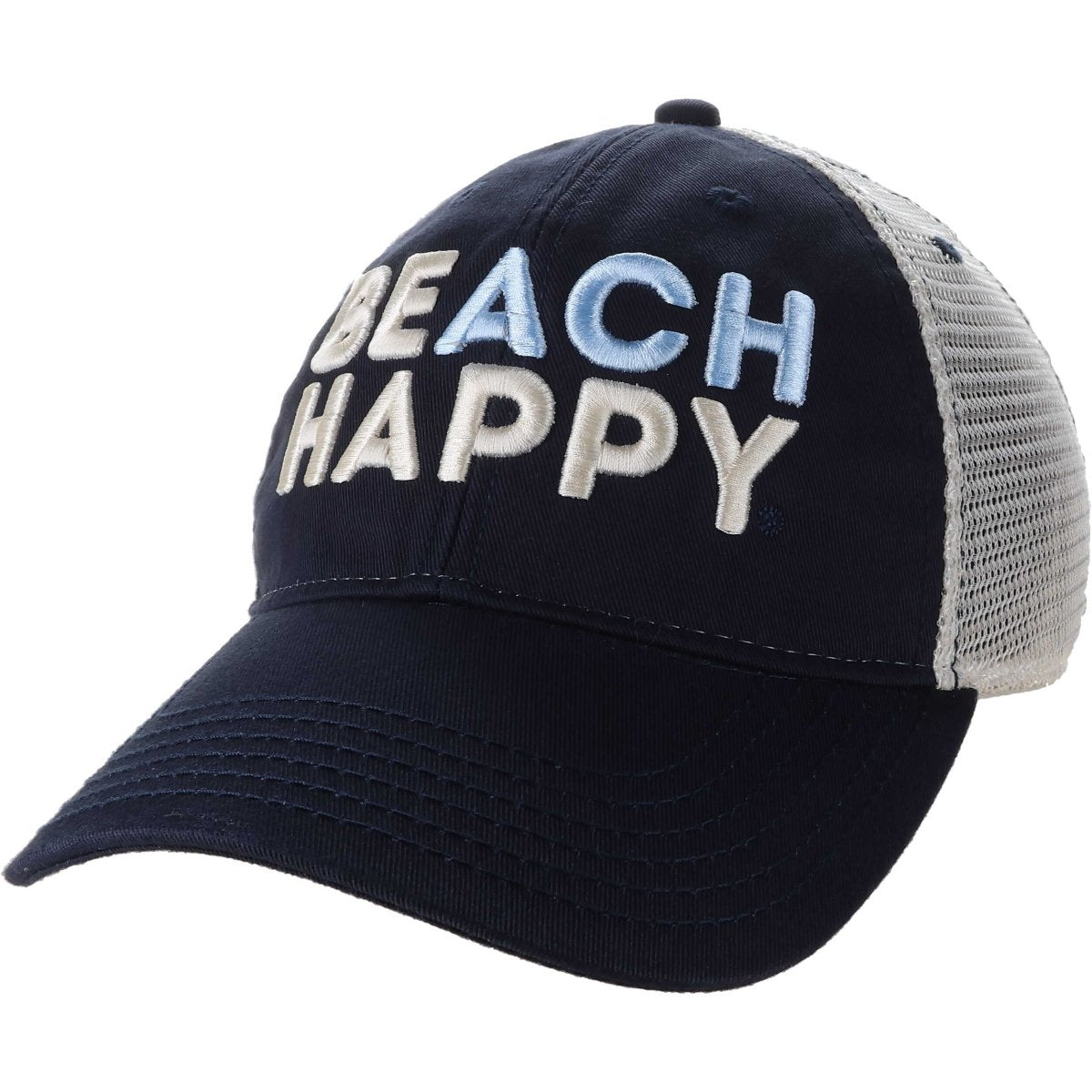 30A Beach Happy Twill/Mesh Hat - 30A Gear - BEACH HAPPY Hats