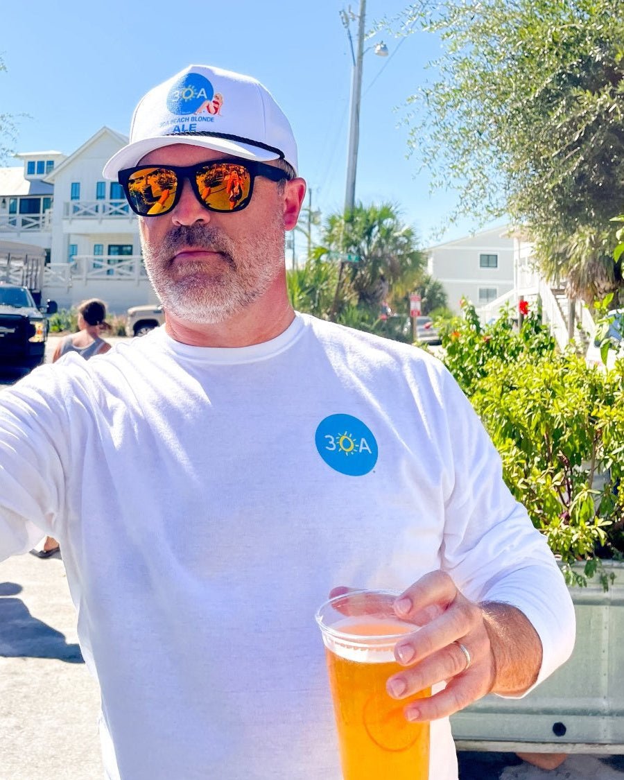 30A Beer Taps Recycled Long Sleeve T-Shirt - 30A Gear - men tee