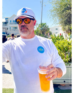 30A Beer Taps Recycled Long Sleeve T-Shirt - 30A Gear - men tee