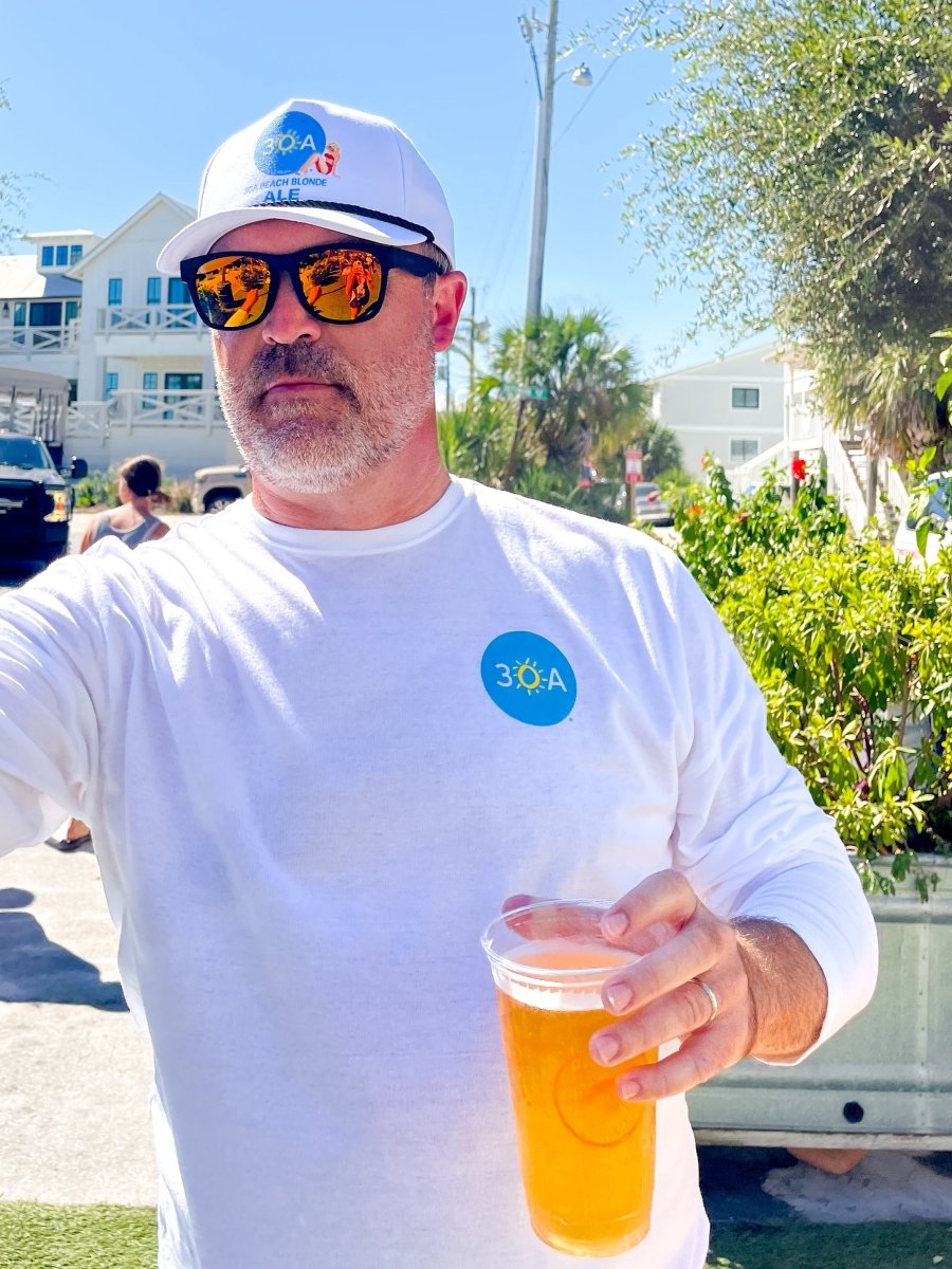 30A Beer Taps Recycled Long Sleeve T-Shirt - 30A Gear - men tee