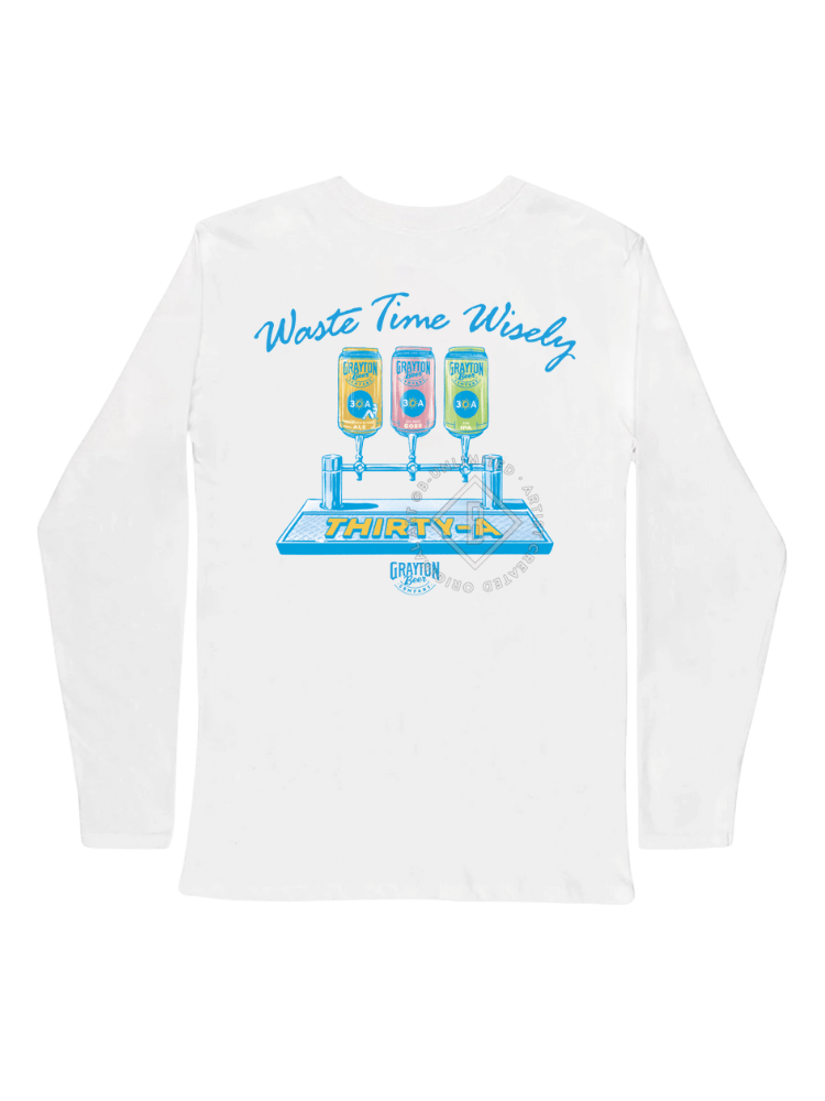 30A Beer Taps Recycled Long Sleeve T-Shirt - 30A Gear - men tee