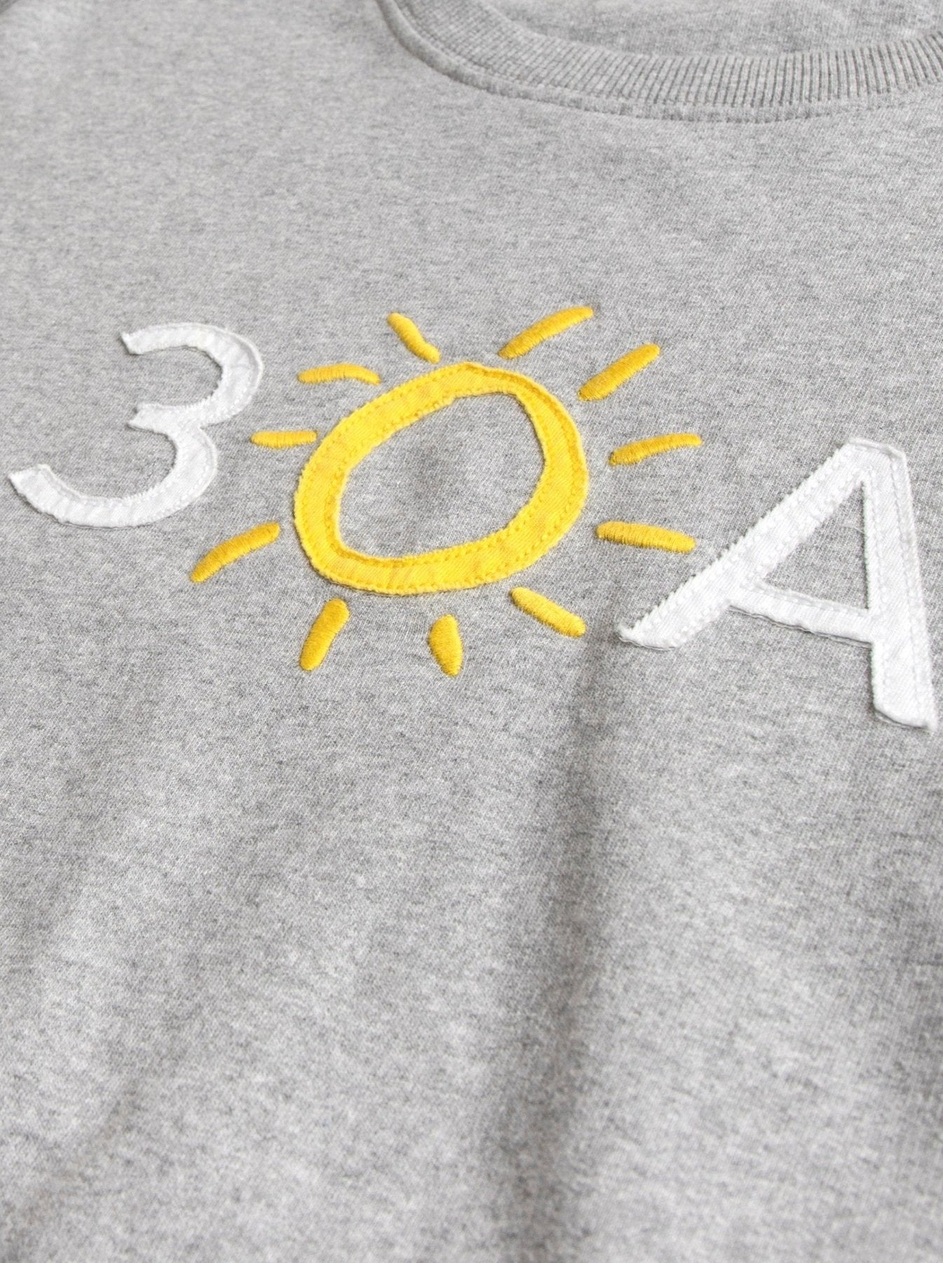 30A Block Logo Applique Sweatshirt - 30A Gear - men fleece