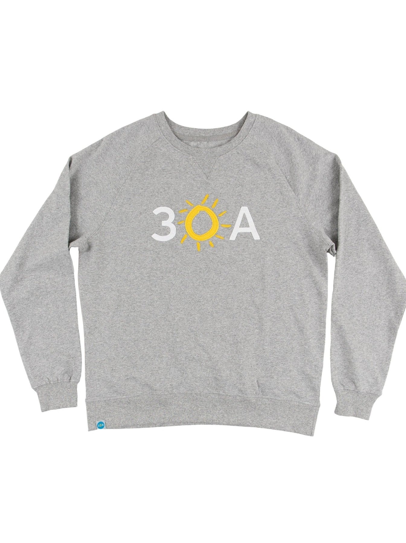 30A Block Logo Applique Sweatshirt - 30A Gear - men fleece