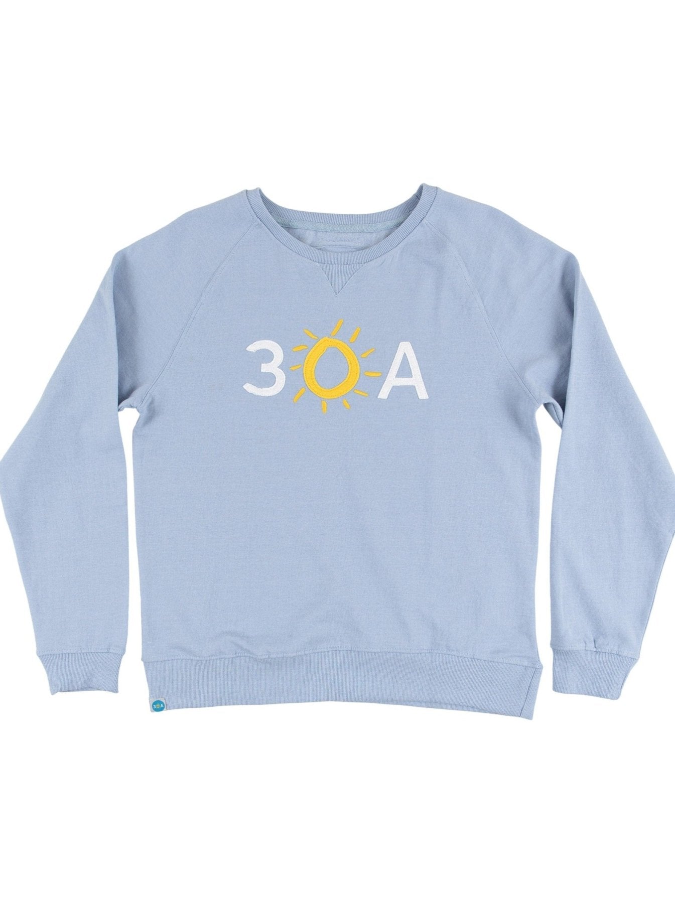 30A Block Logo Applique Sweatshirt - 30A Gear - men fleece