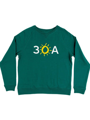 30A Block Logo Applique Sweatshirt - 30A Gear - men fleece