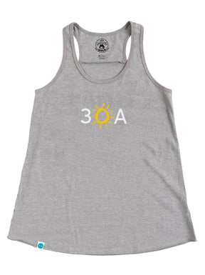 30A Block Logo Racer Tank Top - 30A Gear - women tank