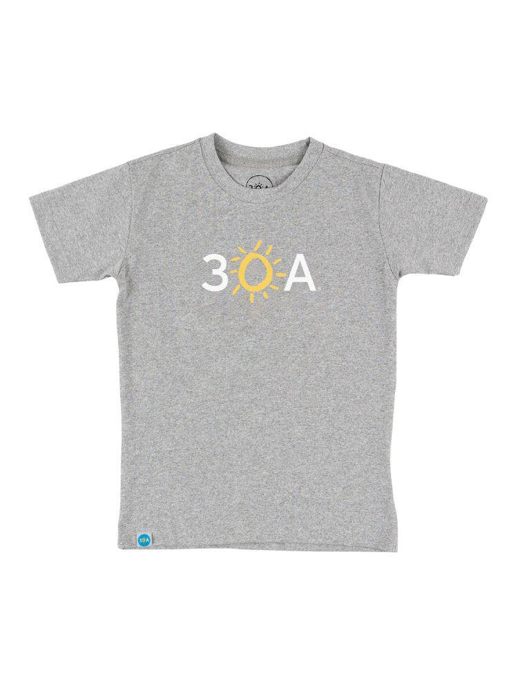 30A Block Logo Recycled Youth T - Shirt - 30A Gear - youth tee