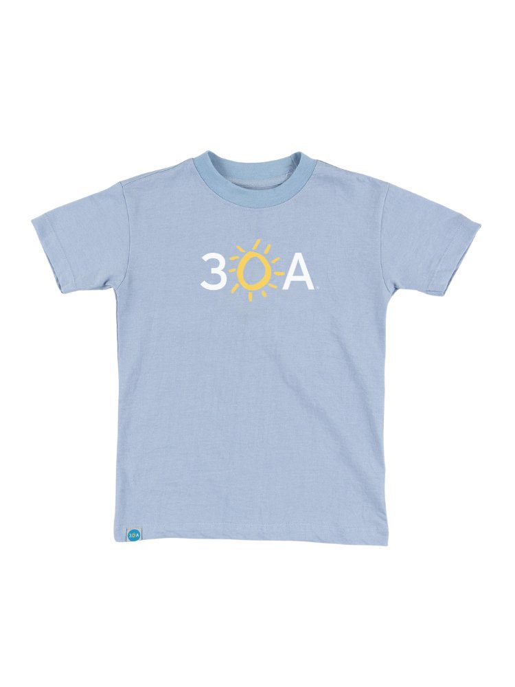 30A Block Logo Recycled Youth T - Shirt - 30A Gear - youth tee