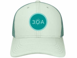 30A Circle Logo MPS Tonal Trucker - 30A Gear - caps adjustable
