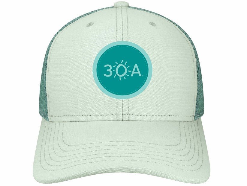 30A Circle Logo MPS Tonal Trucker - 30A Gear - caps adjustable