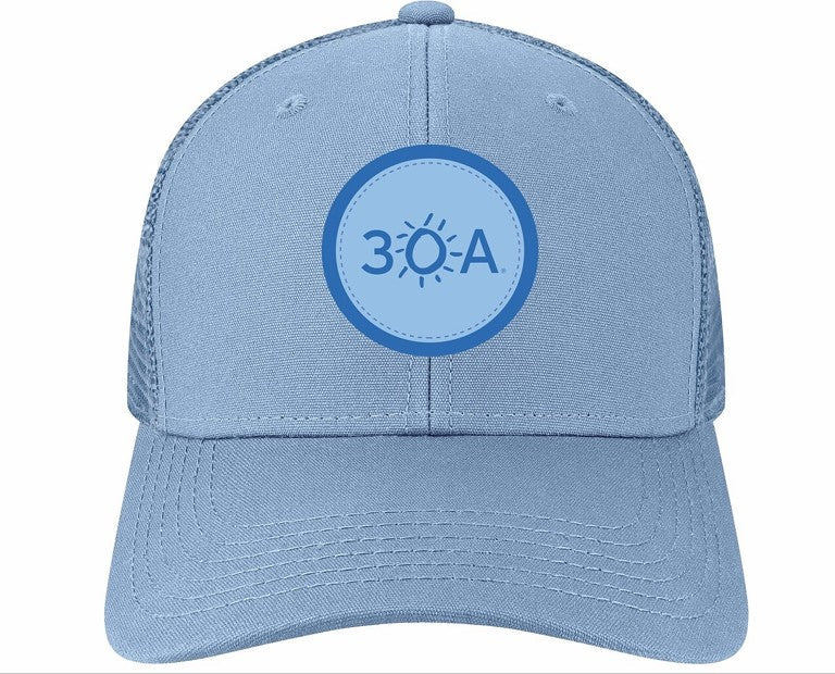 30A Circle Logo MPS Tonal Trucker - 30A Gear - caps adjustable
