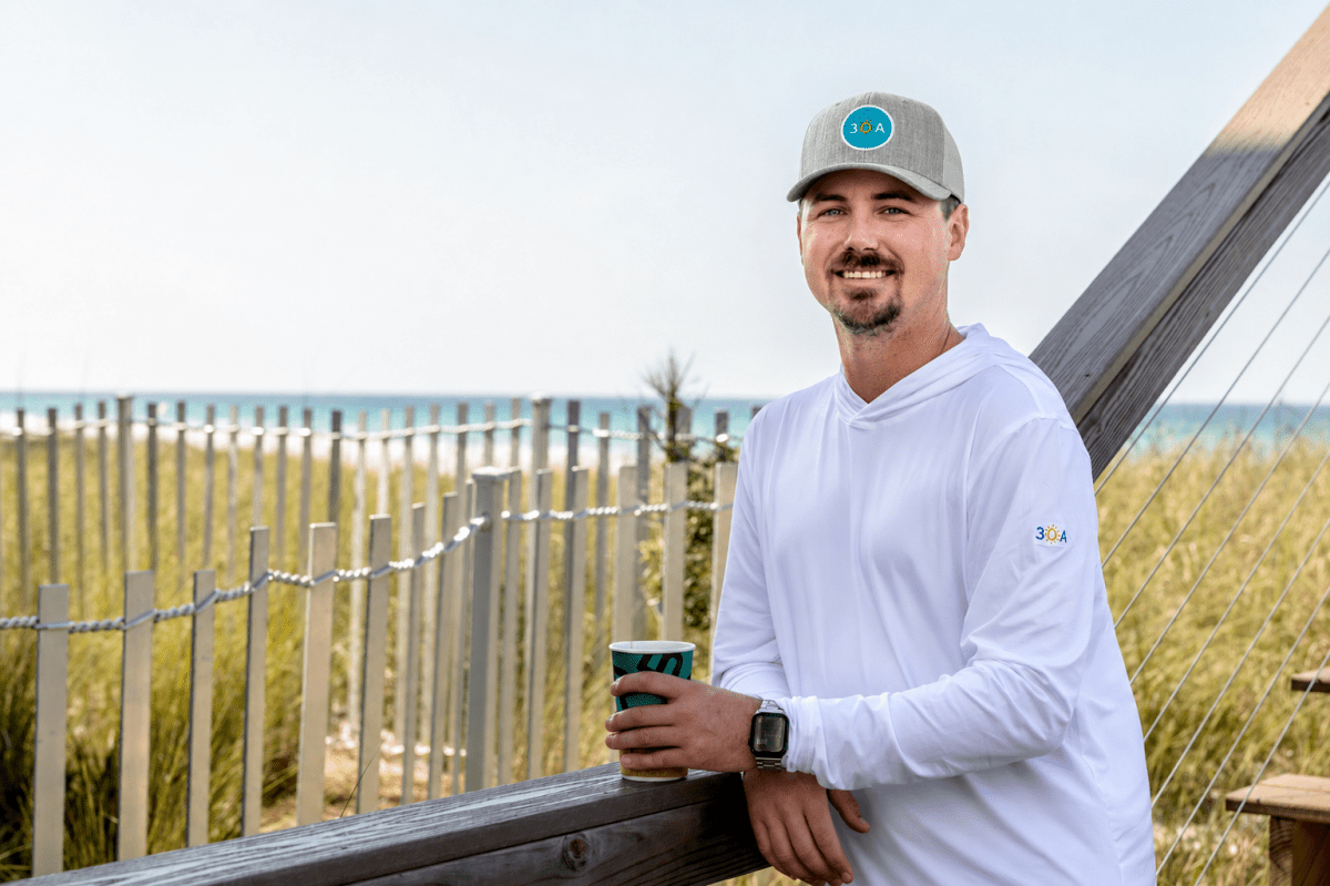 30A Circle Logo MPS Trucker - 30A Gear - caps adjustable
