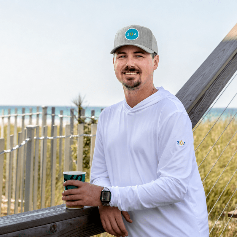 30A Circle Logo MPS Trucker - 30A Gear - caps adjustable