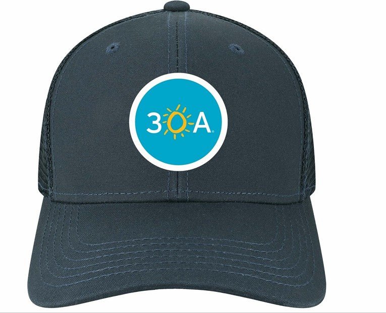 30A Circle Logo MPS Trucker - 30A Gear - caps adjustable