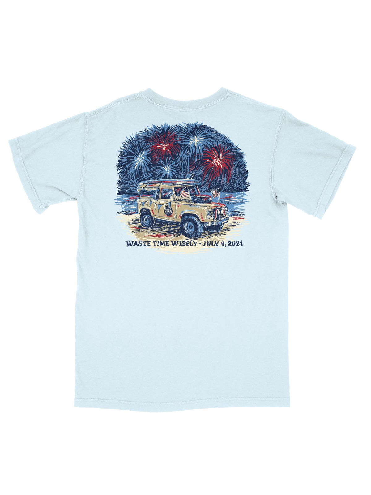 30A Fourth of July 2024 Youth T - Shirt - 30A Gear - youth tee