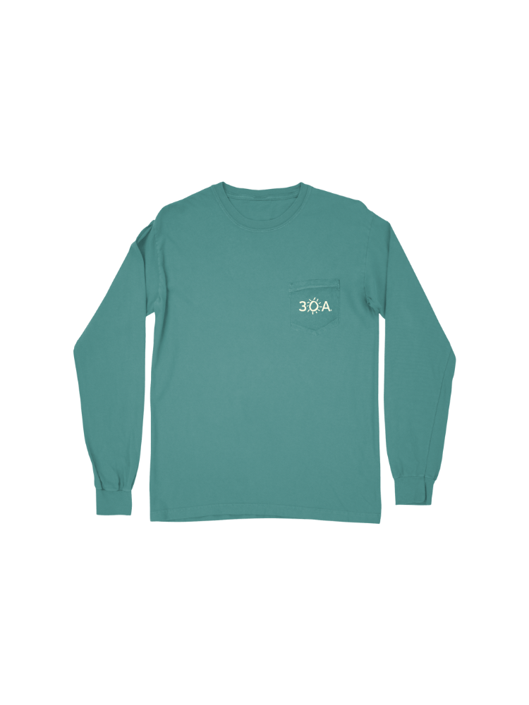 30A Golf Cart Christmas Long Sleeve T-Shirt - 30A Gear - men tee