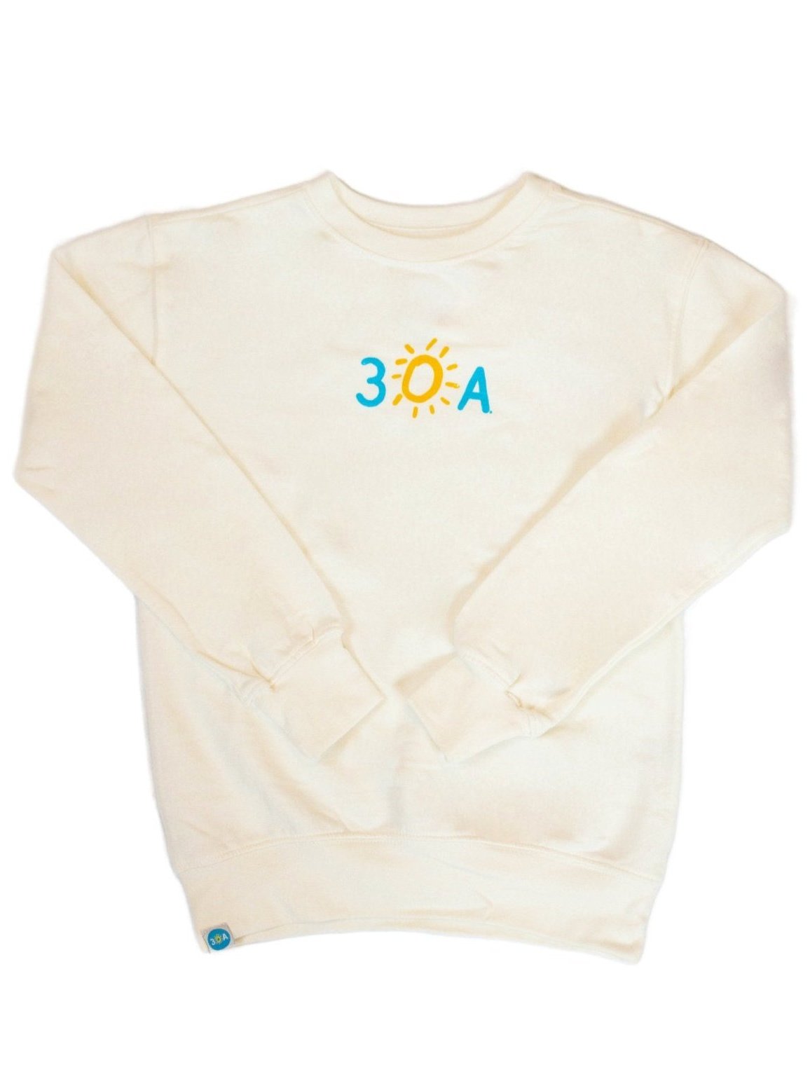 30A Hand - drawn Recycled Youth Sweatshirt - 30A Gear - youth fleece