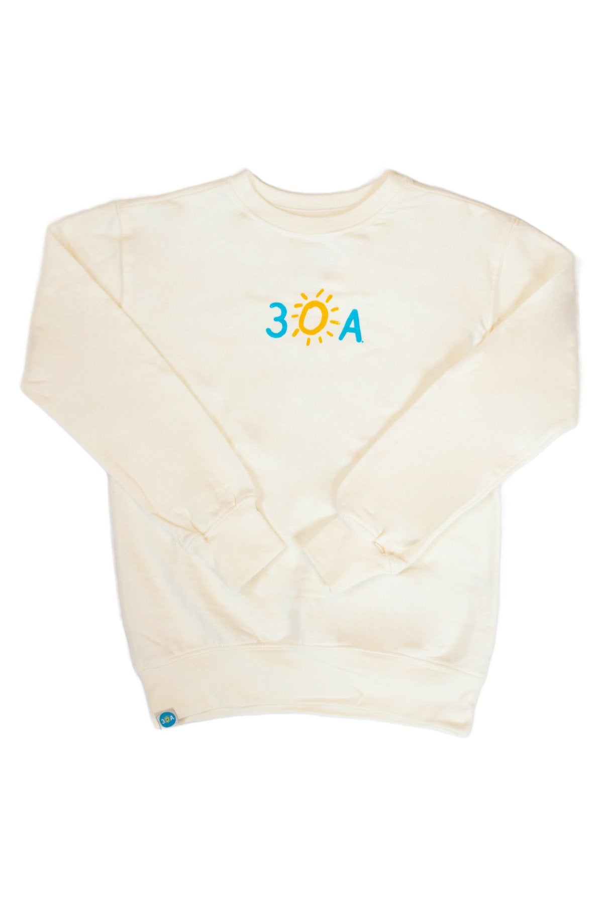 30A Hand - drawn Recycled Youth Sweatshirt - 30A Gear - youth fleece