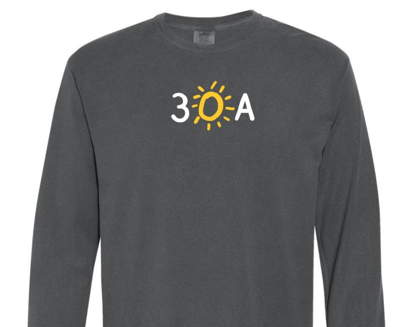 30A Icon Comfort Colors Long Sleeve Tee - 30A Gear - men tee