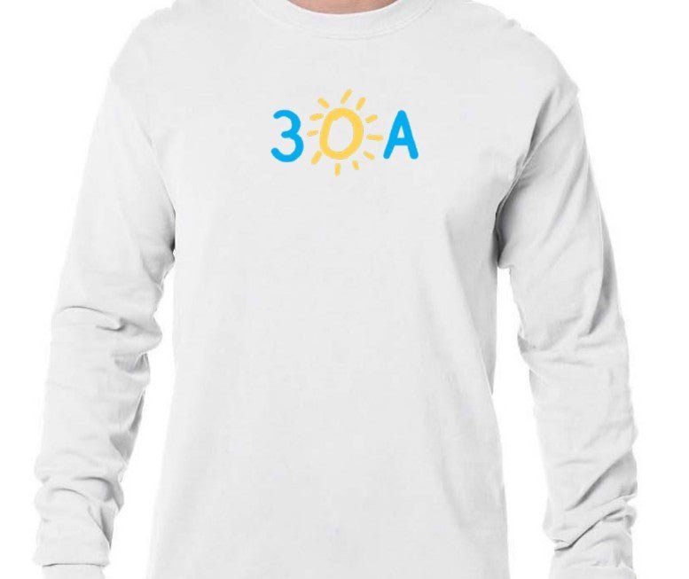 30A Icon Comfort Colors Long Sleeve Tee - 30A Gear - men tee