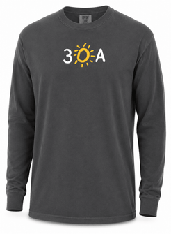 30A Iconic Comfort Colors Long Sleeve Tee - 30A Gear - men tee