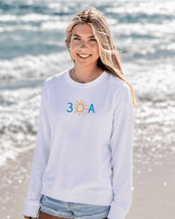 30A Iconic Comfort Colors Long Sleeve Tee - 30A Gear - men tee