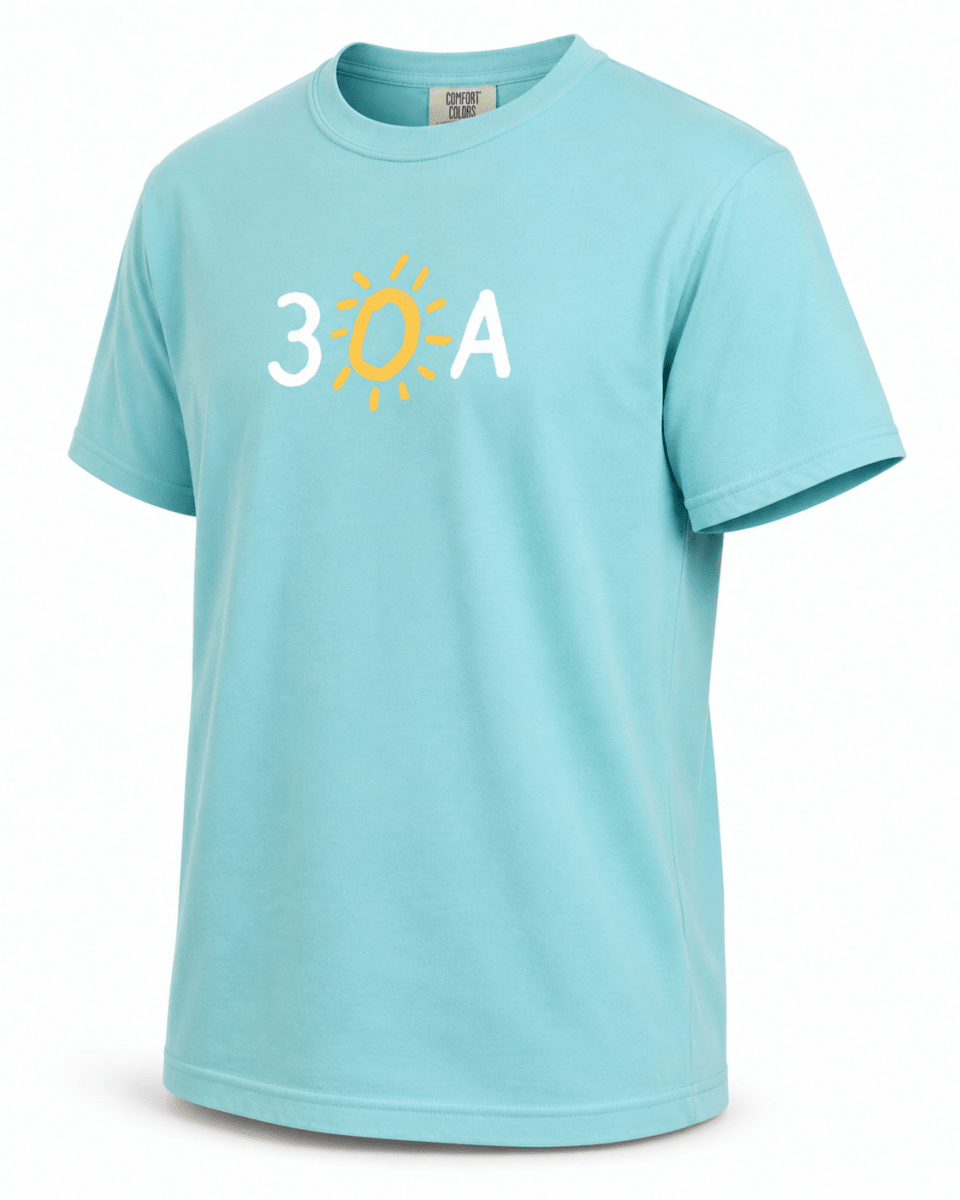 30A Iconic Comfort Colors Short Sleeve Tee - 30A Gear - men tee