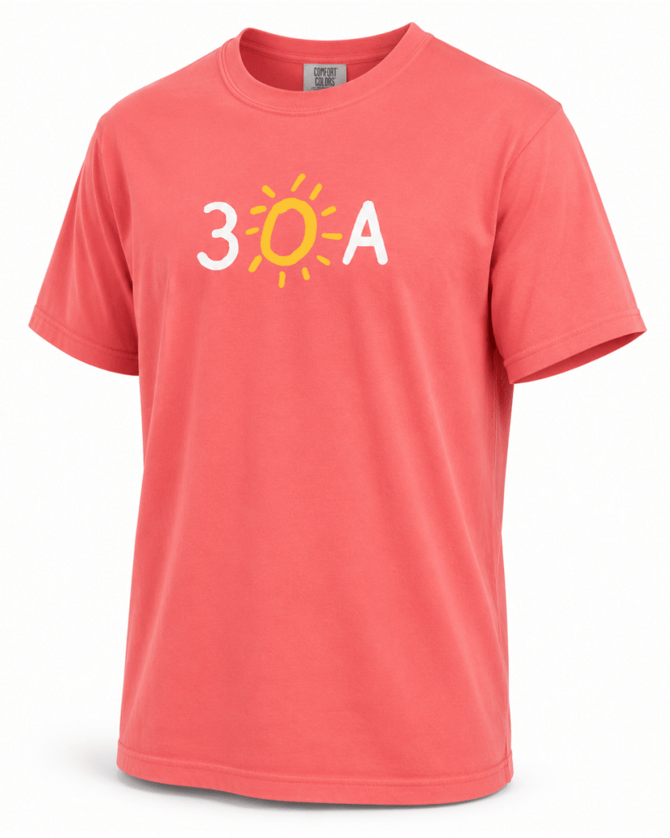 30A Iconic Comfort Colors Short Sleeve Tee - 30A Gear - men tee