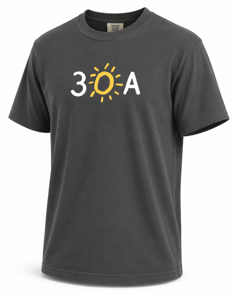 30A Iconic Comfort Colors Short Sleeve Tee - 30A Gear - men tee