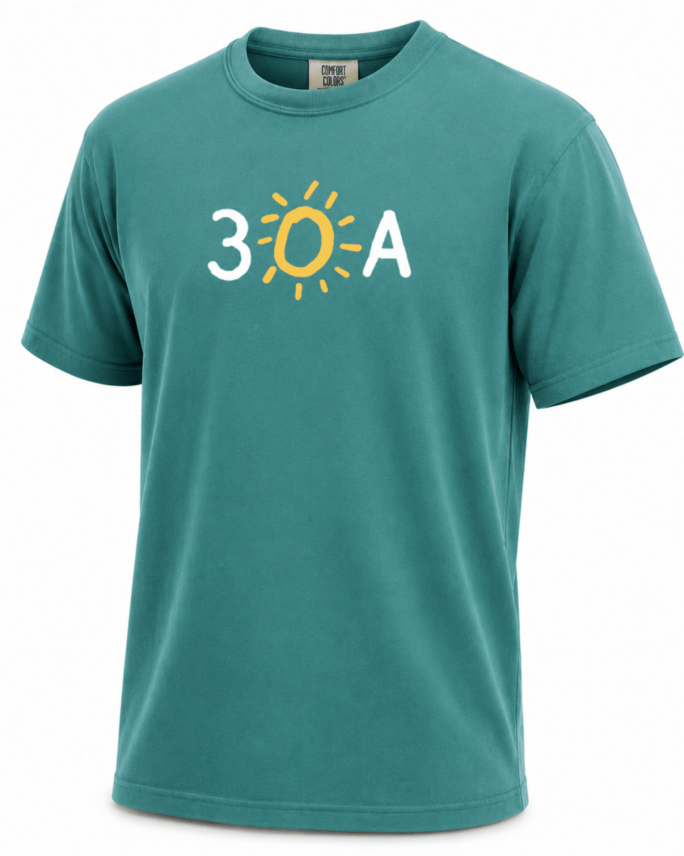 30A Iconic Comfort Colors Short Sleeve Tee - 30A Gear - men tee