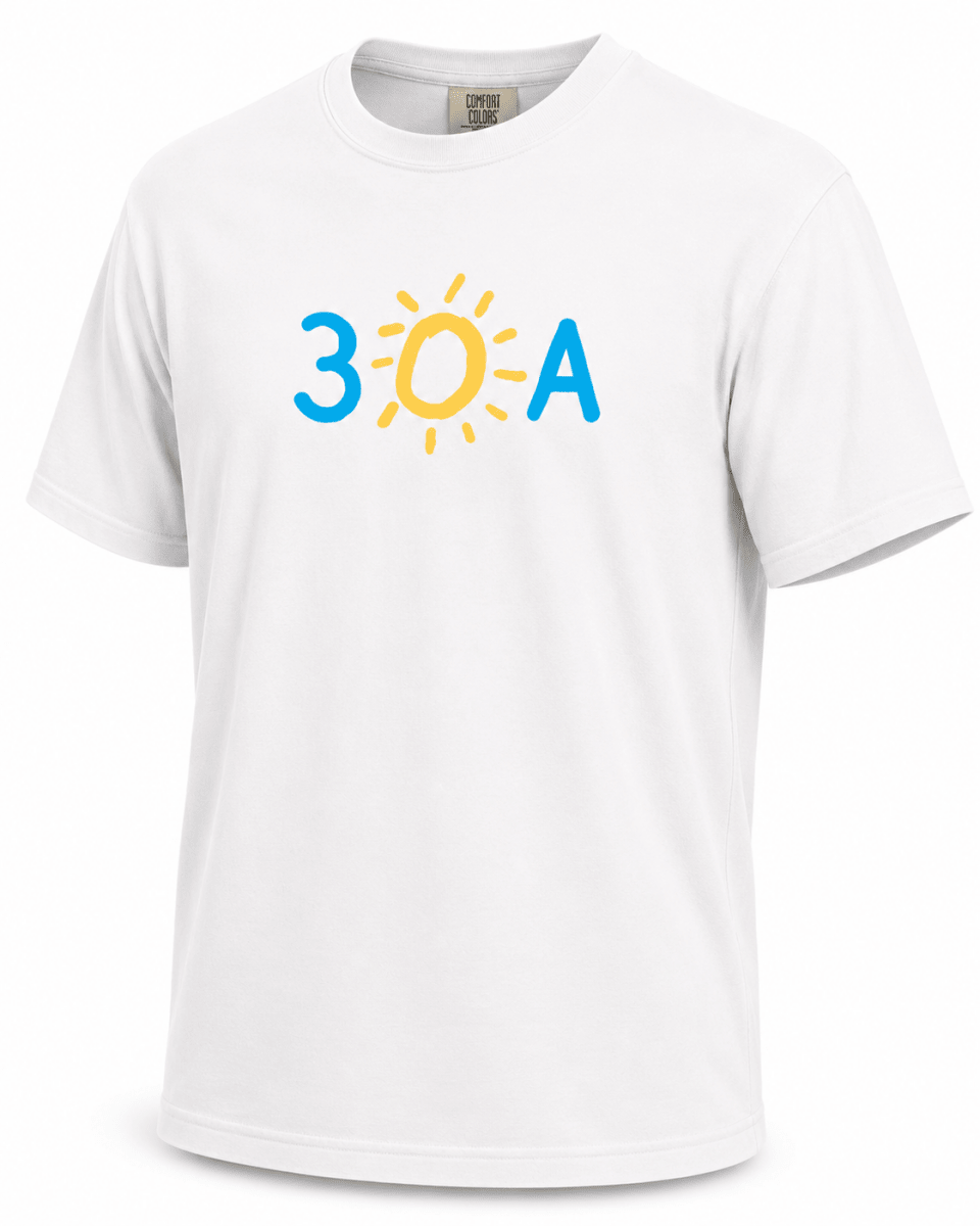 30A Iconic Comfort Colors Short Sleeve Tee - 30A Gear - men tee