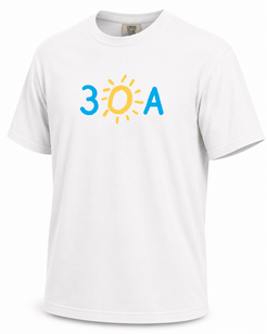30A Iconic Comfort Colors Short Sleeve Tee - 30A Gear - men tee