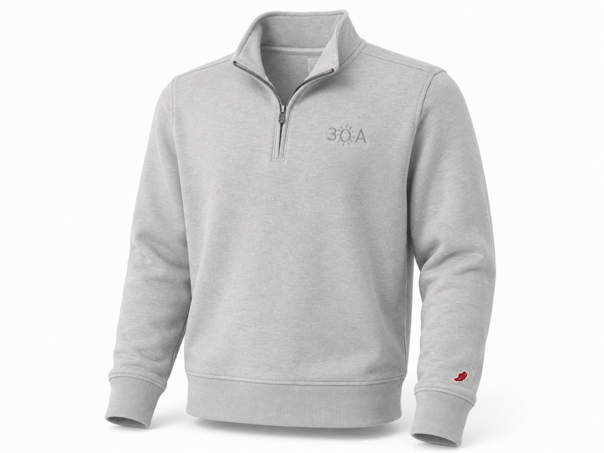 30A Logo 1991 Fleece 1.4 Zip - 30A Gear - men fleece