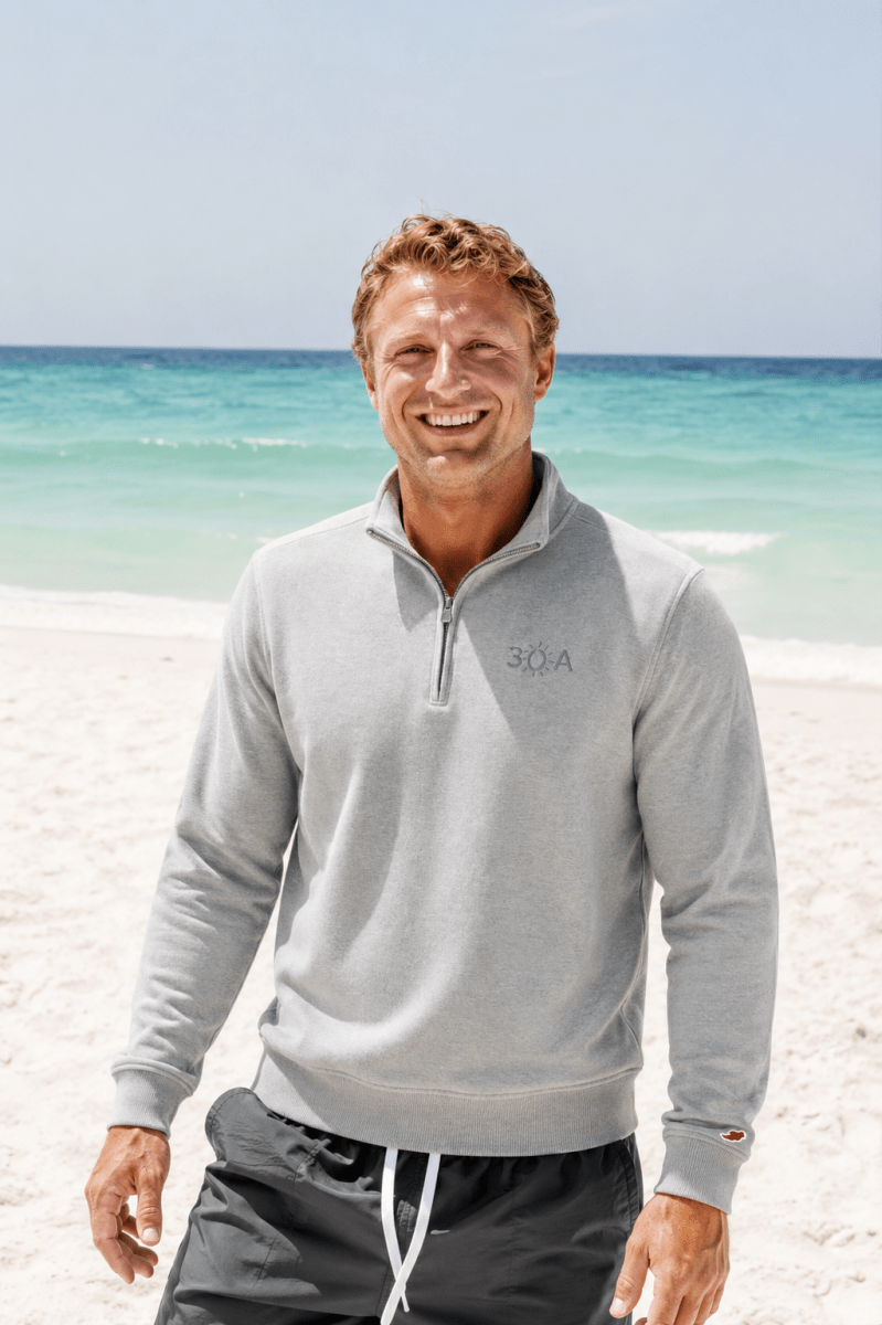 30A Logo 1991 Fleece 1.4 Zip - 30A Gear - men fleece