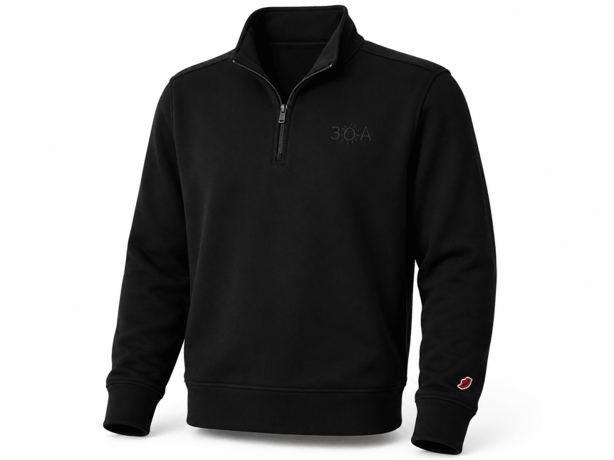 30A Logo 1991 Fleece 1.4 Zip - 30A Gear - men fleece