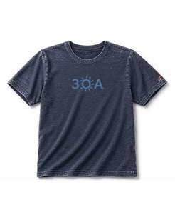 30A Logo Burnout Short Sleeve Crew - 30A Gear - Mens Burnout
