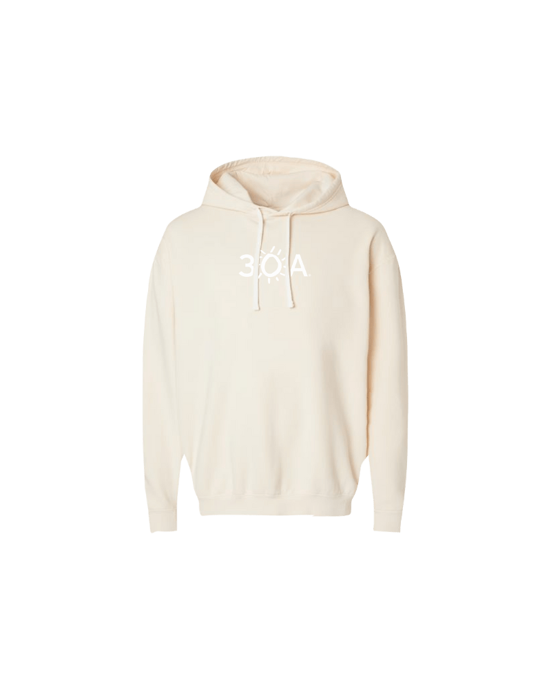 30A Logo Comfort Colors Lightweight Hoodie - 30A Gear - men fleece