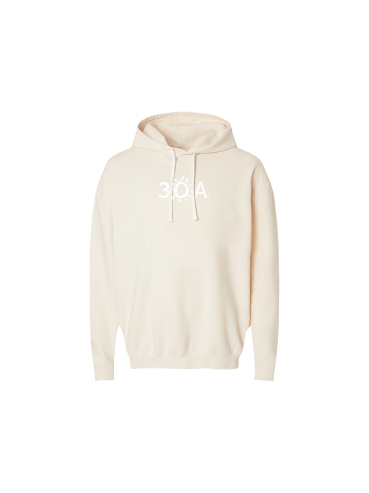 30A Logo Comfort Colors Lightweight Hoodie - 30A Gear - men fleece