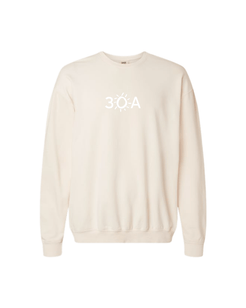 30A Logo Comfort Colors Lightweight Sweatshirt - 30A Gear - men fleece