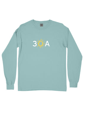 30A Logo Comfort Colors Long Sleeve T - Shirt - 30A Gear - men tee