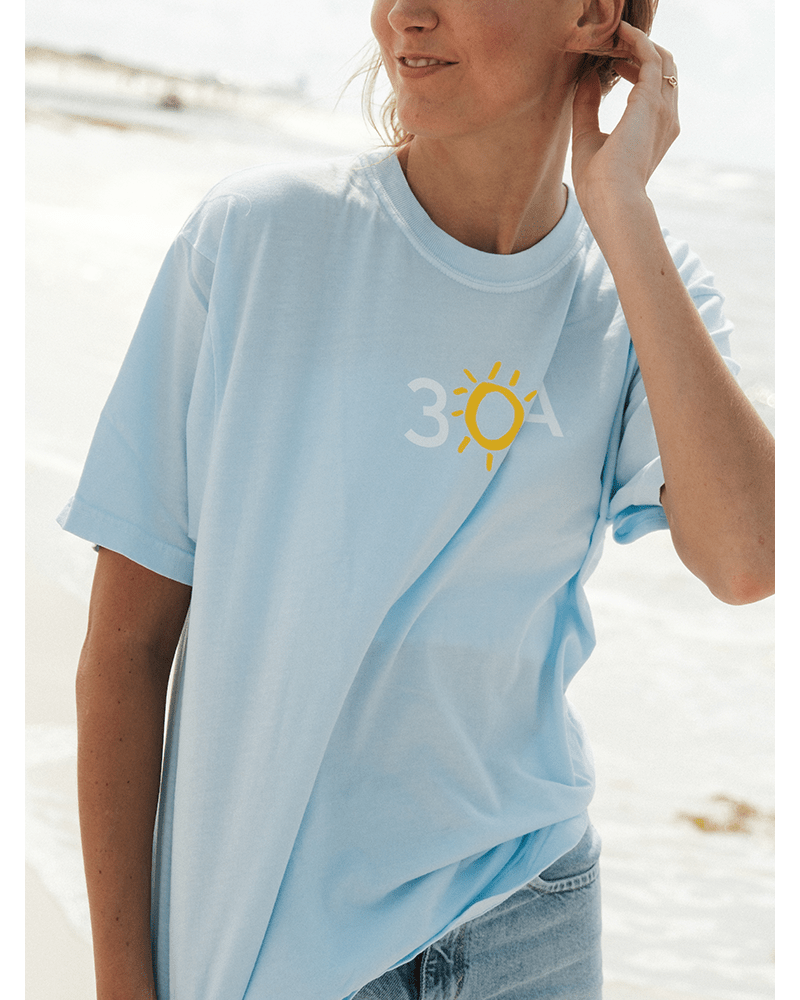 30A Logo Comfort Colors T-Shirt - 30A Gear - men tee