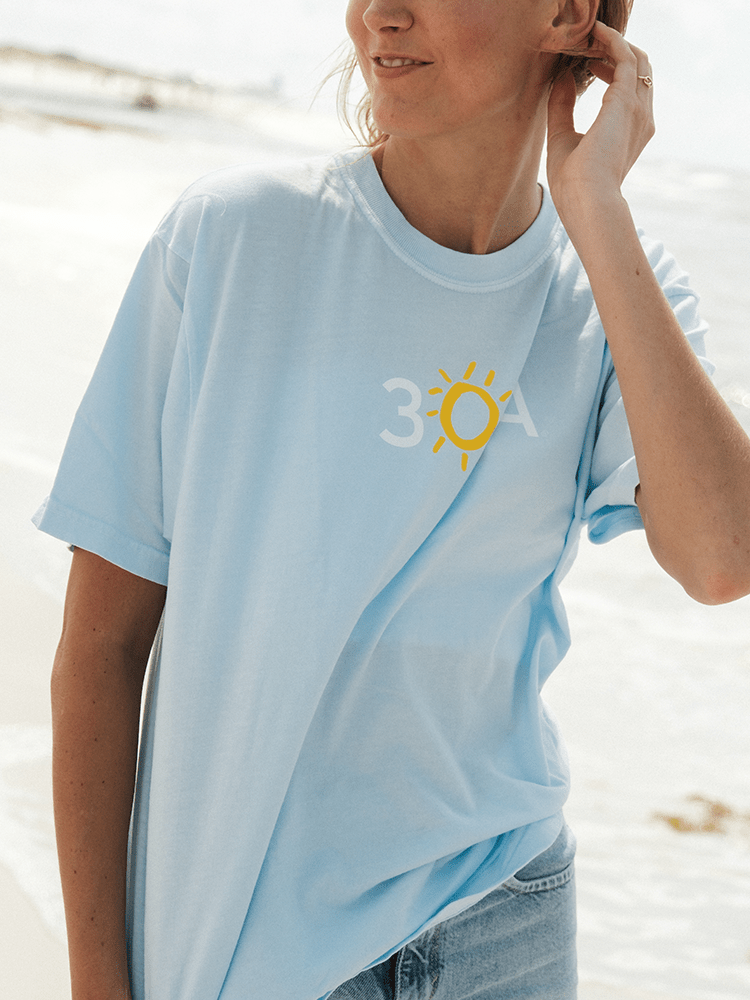 30A Logo Comfort Colors T-Shirt - 30A Gear - men tee