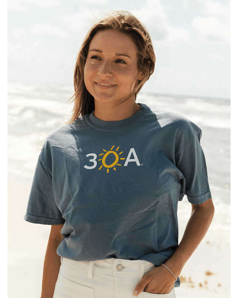 30A Logo Comfort Colors T-Shirt - 30A Gear - men tee