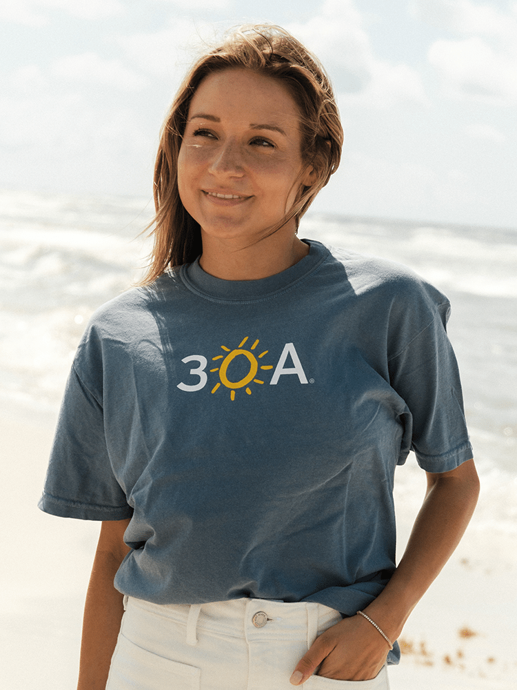 30A Logo Comfort Colors T-Shirt - 30A Gear - men tee