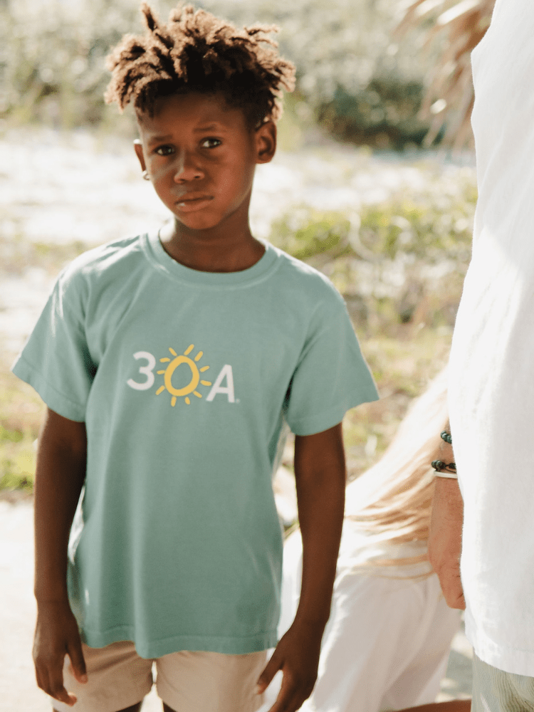 30A Logo Comfort Colors Youth T-Shirt - 30A Gear - youth tee