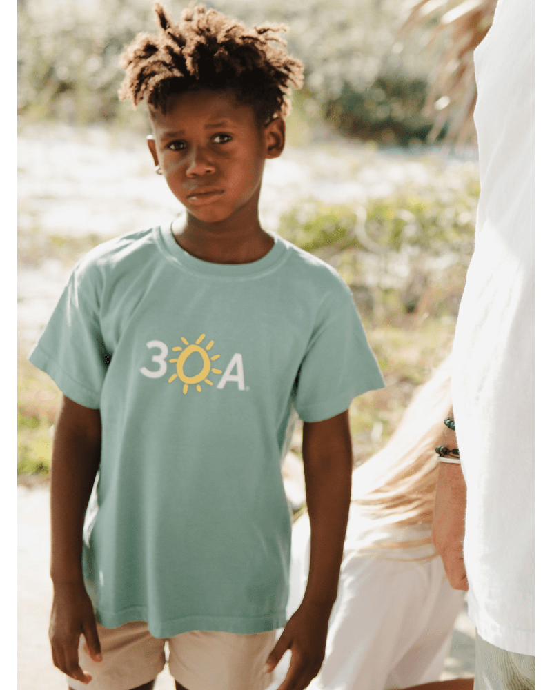 30A Logo Comfort Colors Youth T-Shirt - 30A Gear - youth tee