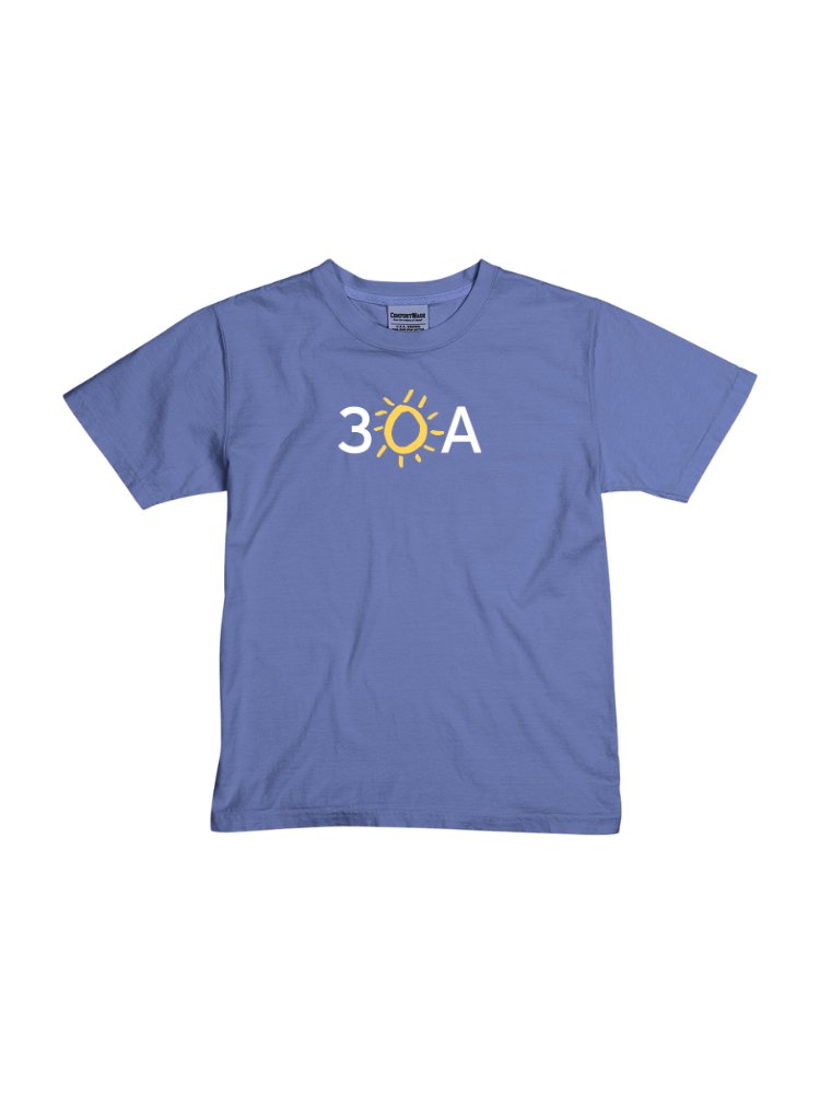 30A Logo Comfort Colors Youth T - Shirt - 30A Gear - youth tee