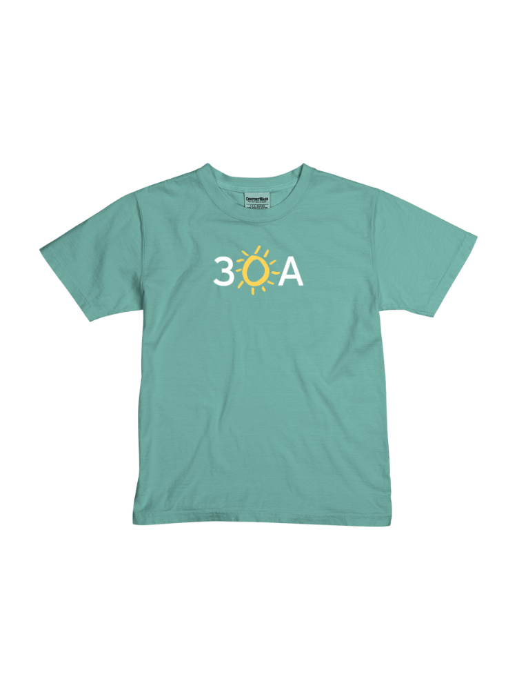 30A Logo Comfort Colors Youth T-Shirt - 30A Gear - youth tee